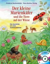 Der kleine Marienkäfer und die Tiere auf der Wiese, m. CD-ROM